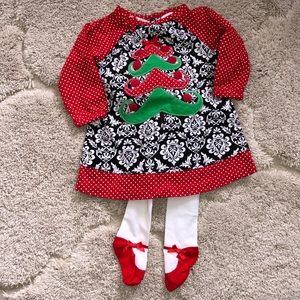 Baby girl Christmas outfit 6-9 months